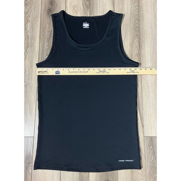 Under Armour Black Athletic Tank Top Mens Sz XXL Loose Fit Gym Training - Picture 8 of 8